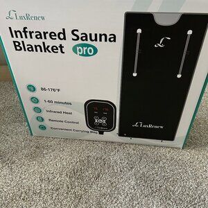 NEW Infrared Sauna Blanket by LuxRenew - 113-176 degrees F, 30-60 min Timer